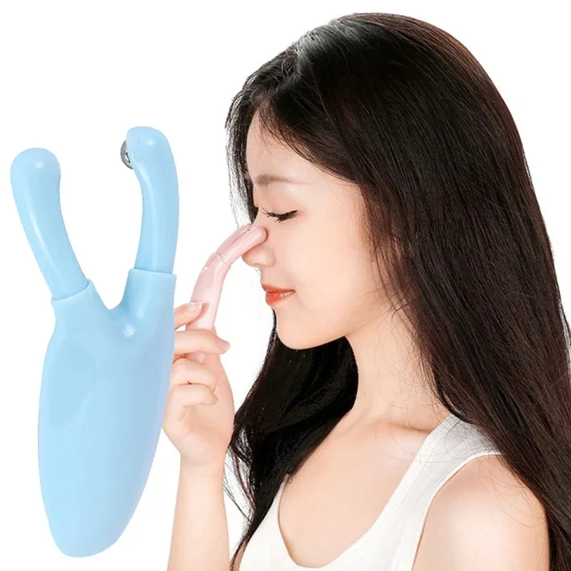 Y-shaped Fork Massage Nose Face Lifting Guasha Scraping Massage Facial Tools Massage Plate Reduce Puffiness Nose Massager