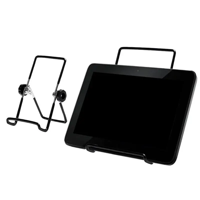 652F Metal Foldable Stand Adjustable Desktop Support with Flexible Viewing for Phones and Tablets