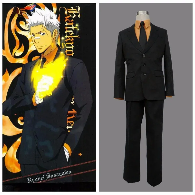 Anime Katekyo Hitman Reborn Sasagawa Ryohei  Cosplay Costumes Customize for plus size adults