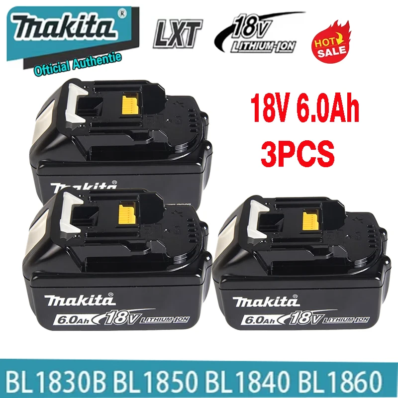 

100% оригинальная батарея Makita 18 В, электроинструмент Makita BL1860 BL1850B BL1850 BL1840 BL1830, беспроводная аккумуляторная батарея