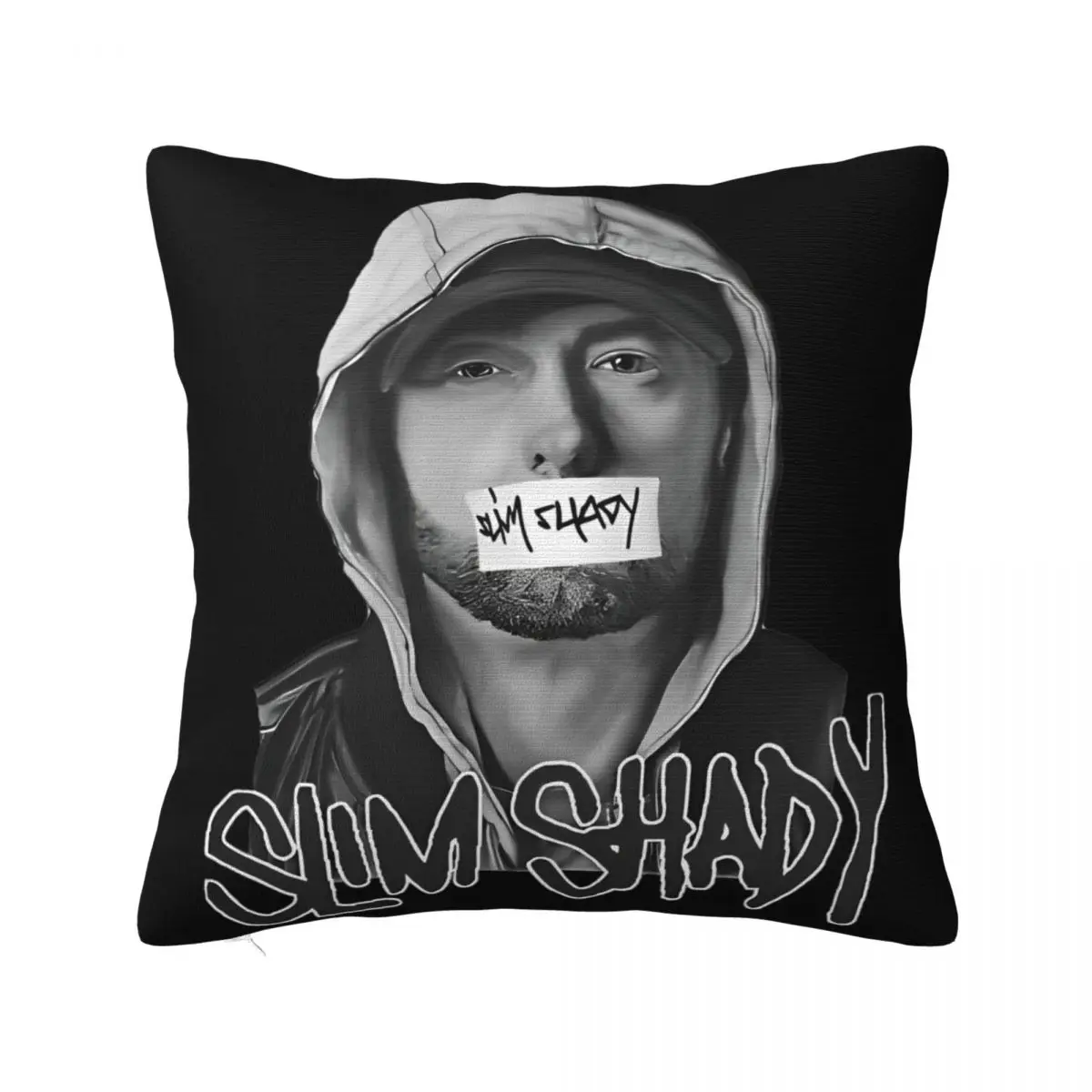 Death Of Slim Shady EMINEM Pillowcase Double-sided Printing Polyester Cushion Cover Decorations Pillow Case Cover Home Square