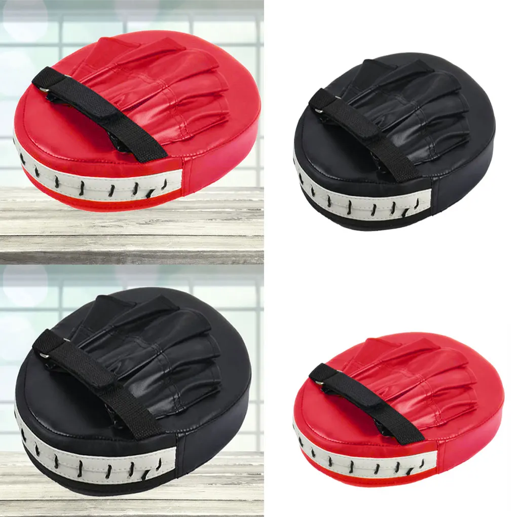 Boxing Gloves Pad Punch Karate Fight Equipment Kick Pads Target Earthquake-resistant Sparring Cushion Using Black