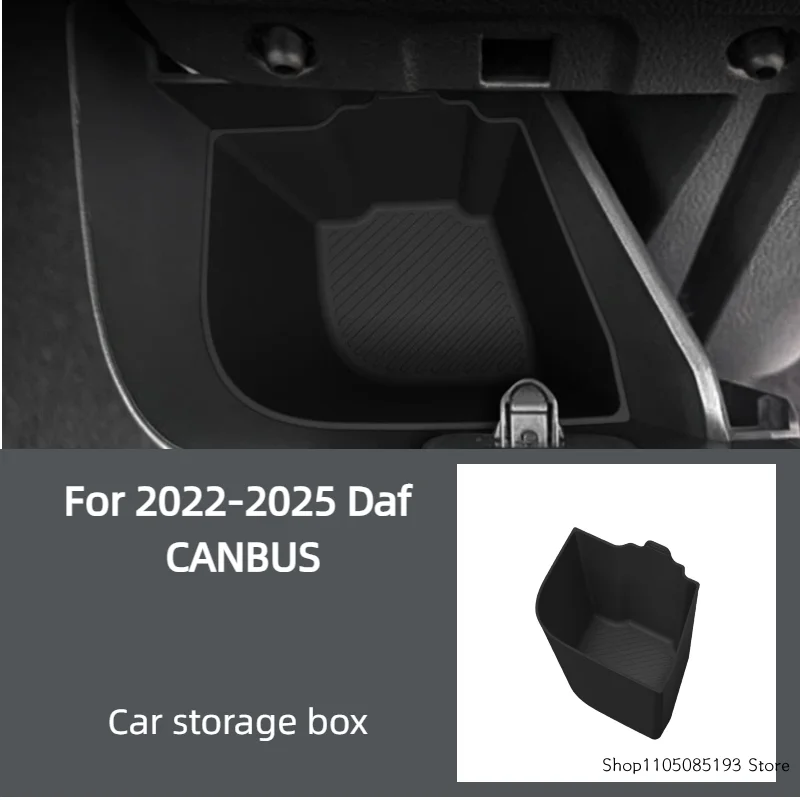For 2022-2025 Daf CANBUS Silicone Center Console Storage Box Car Storage Organizer Interior Accessory