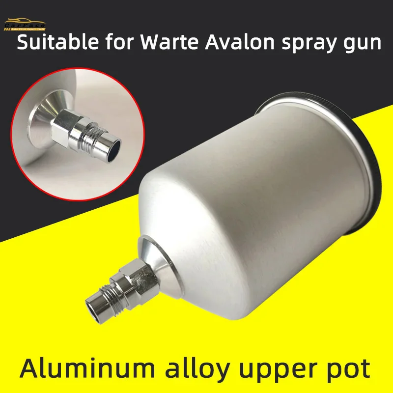

Car Spray Gun Pot Aluminum Alloy Upper Pot Spray Gun Paint Can Accessories For Warte Spray Paint Pot on The Pot
