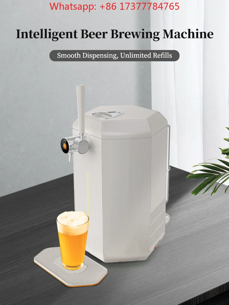 Portable Automated Beer Brewer And Dispenser Smart Home Brewing Beer Machine Compatible With Standard CO2 Cylinders