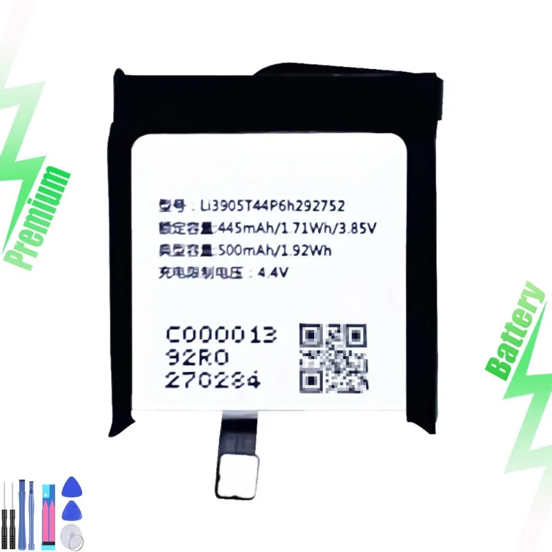 

1 new Li3905T44P6h292752 500mAh 3.85V battery for watch SW1002