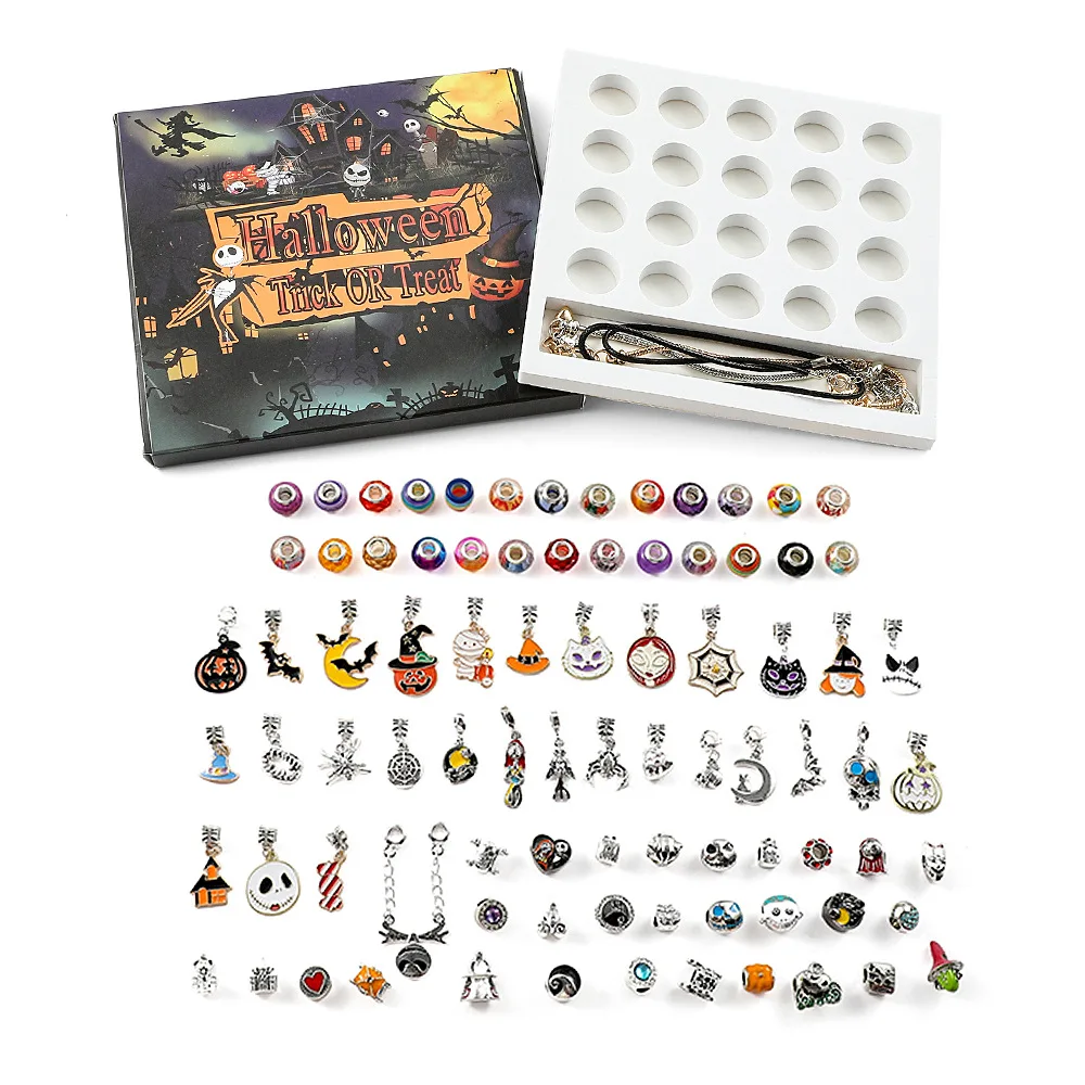 Disney Nightmare Before Christmas Jack Skellington Halloween Advent Surprise Blind Box DIY Charms Kralen Armband Bedels Hangers