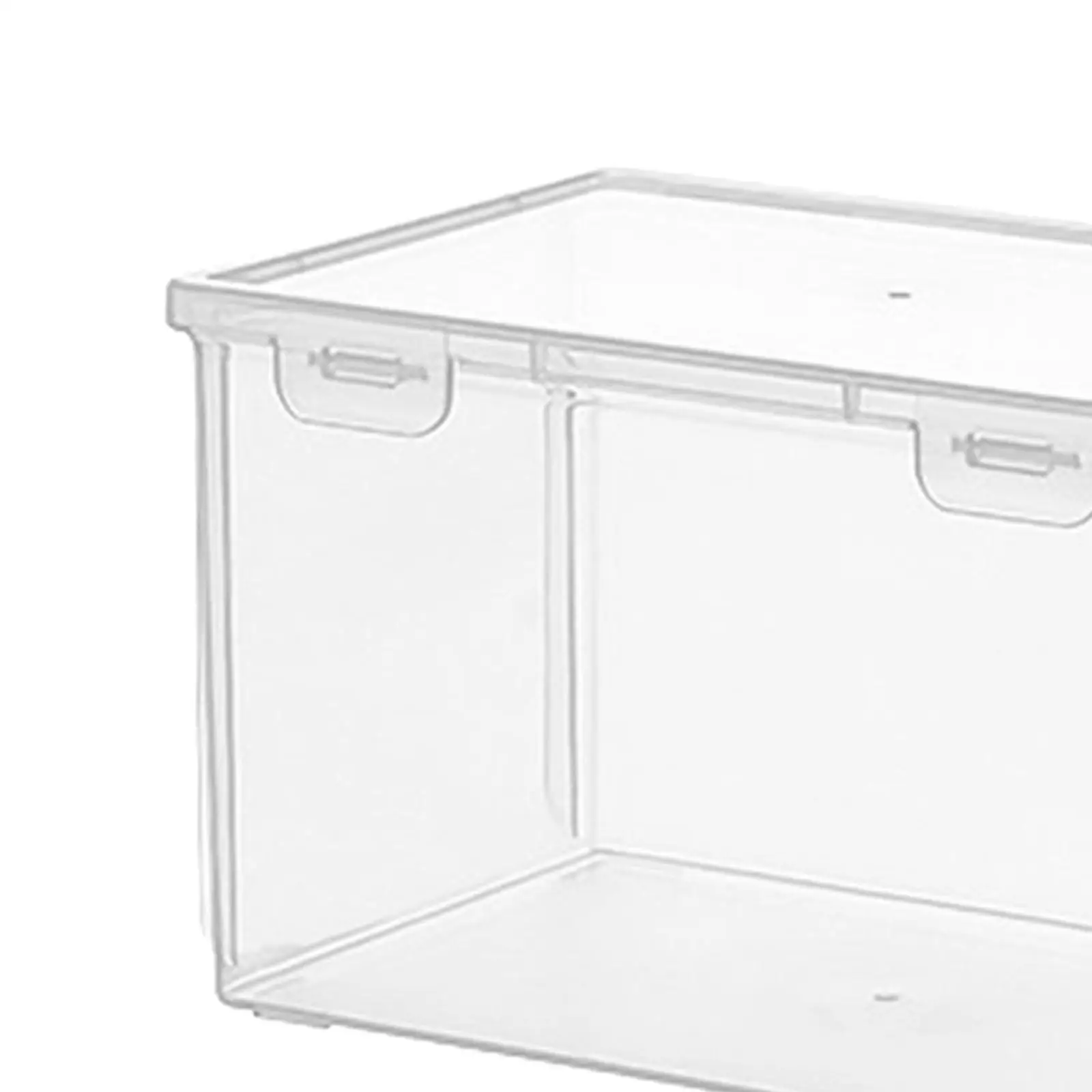 Clear Bread Box Plastic Kitchen Storage Bin Airtight Loaf Holder Countertop Organizer Fresh Keeper