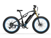 EU UK 10 DAYS DELIVERY LANKELEISI RV700 1000W 48V16AH DOUBLE SUSPENSION HYDRAULIC BRAKE 26*4.0 FAT BIKE SNOW BIKE