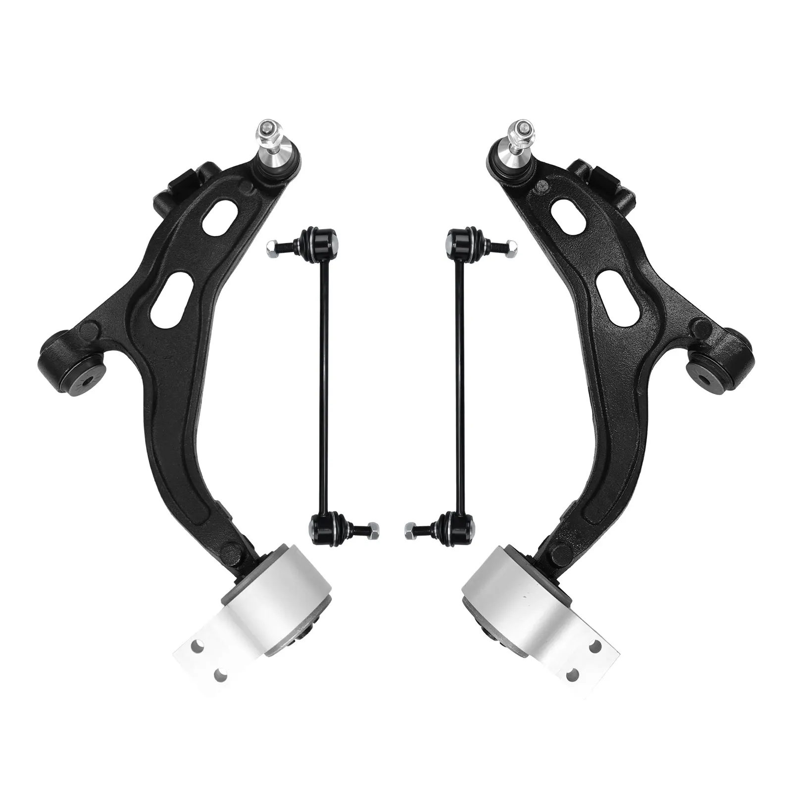 

TOPICKSAP 4pcs Front Lower Control Arm and Sway Bar Link Set for Ford Five Hundred Freestyle Montego 2005-2007