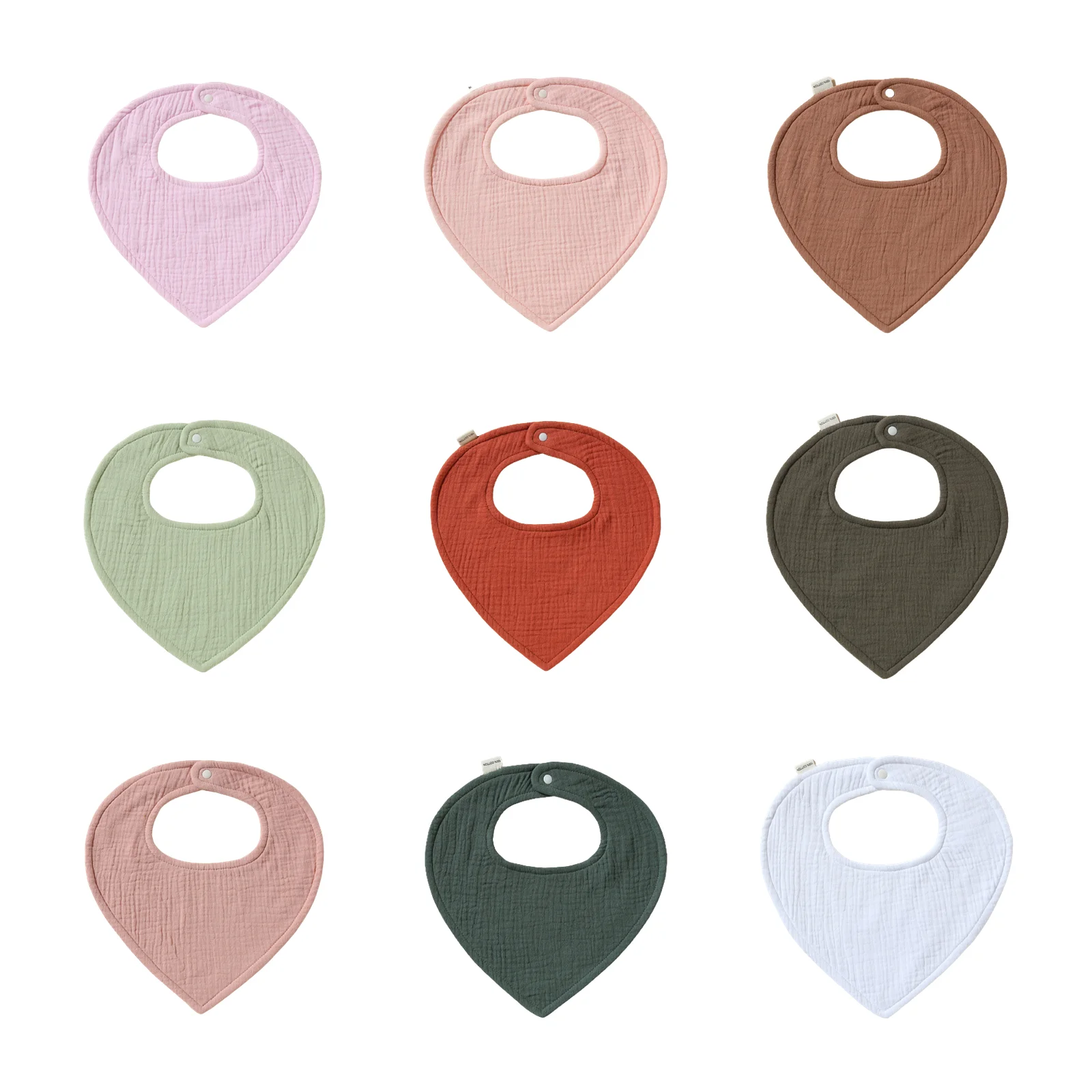 

Heart Baby Bibs Baby Drool Bibs Cotton Multilayer Newborn Bibs for Unisex Boys Girls for Teething & Drooling Baby Gift