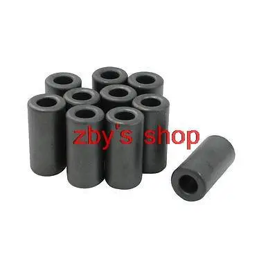 10pcs 14x7x28.5mm Inductors Filters Coils Toroidal Ferrite Cores Dark Gray