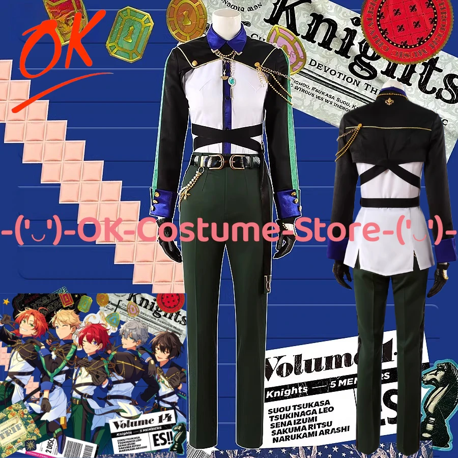 

Костюм для косплея [настраиваемый размер] Ensemble Stars Knights Trip Album: Лео Цукинага, Изуми Рицу, Арэши Цукаса (униформа, костюм)