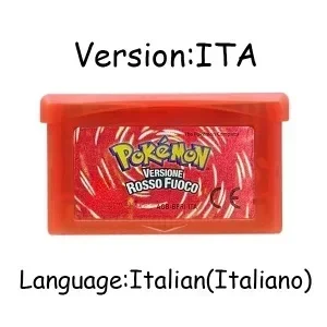 GBA Game Cartridge 32Bit Video Game Console Card Pokemon Emerald FireRed LeafGreen Ruby Sapphire Shiny Label NOE/FRA/ESP Versie