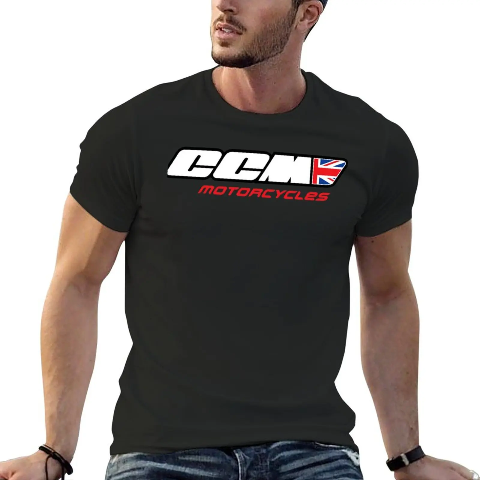 

CCM Motorcycles British T-Shirt oversized Blouse graphic t shirts clothing for men