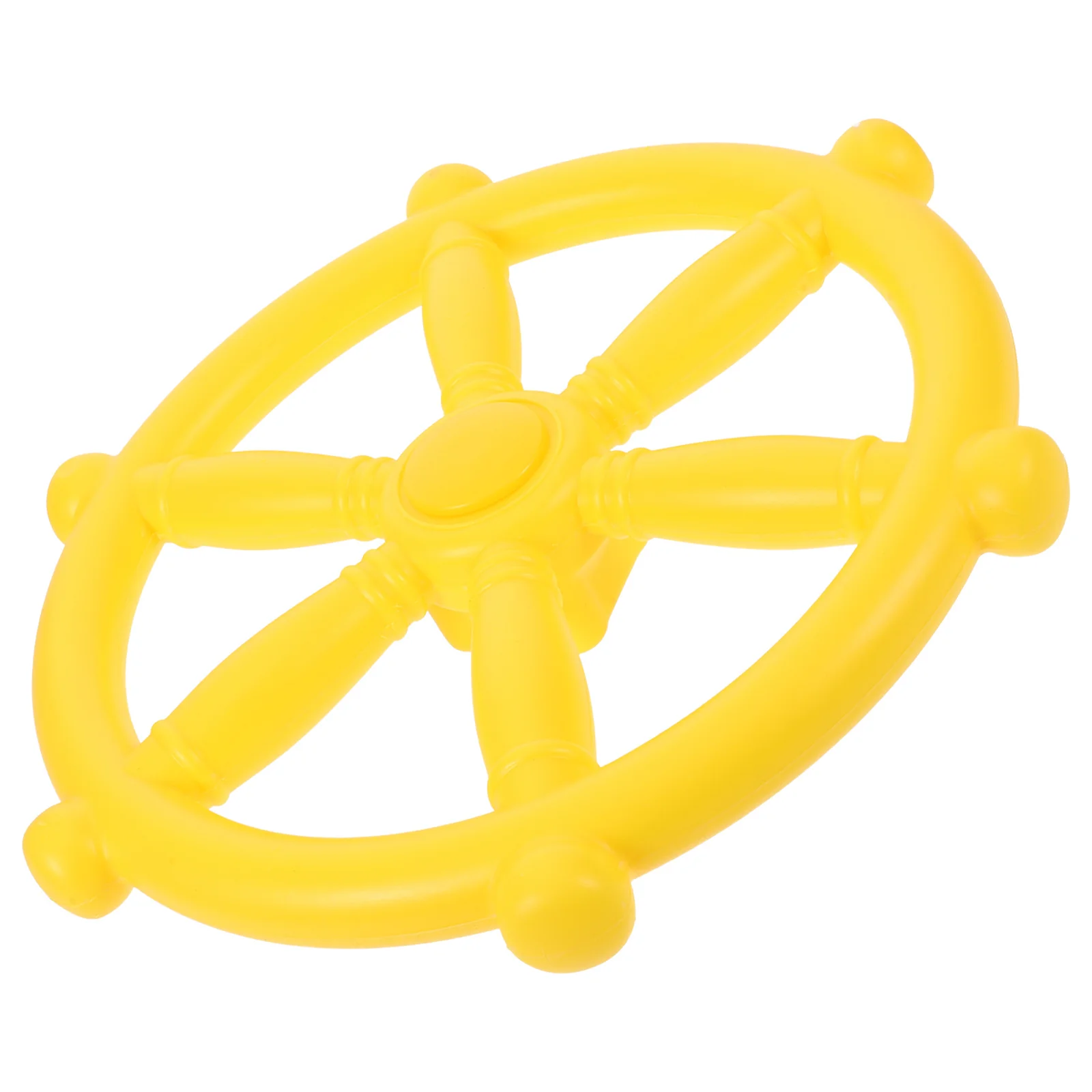 1Set Pirate Ship Steering Wheel Plastic Realistic Driving Experience Outdoor Playhouse Treehouse Swing Set Backyard Playground