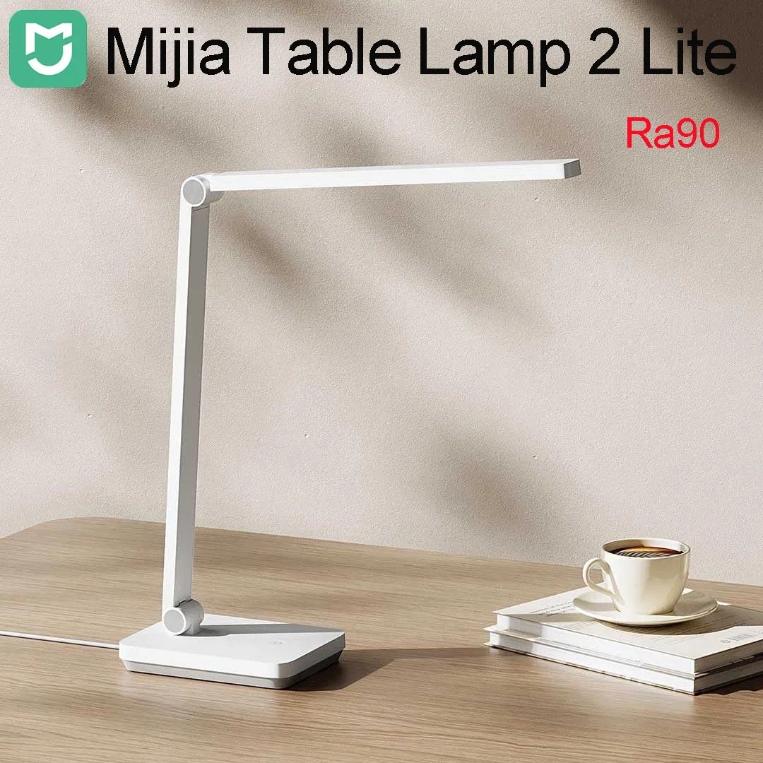 Mijia Table Lamp 2nd Gen Lite 220V 3rd Gear Dimming Ra90 High Color Rendering Anti Blue Light Eye Protection Bedside Lamp