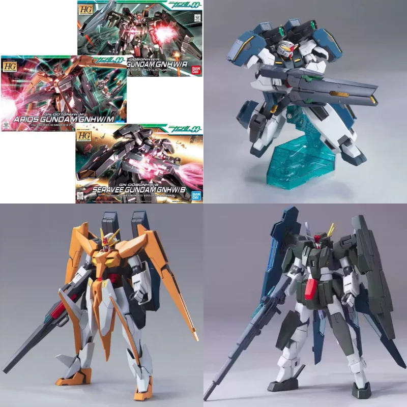 

Bandai 1/144 Hg 00 Gn-006gnhwir 007gnhwim 008gnhwib Gundam Final Battle Collectible Anime Action Figure Assembly Model Toys Gift
