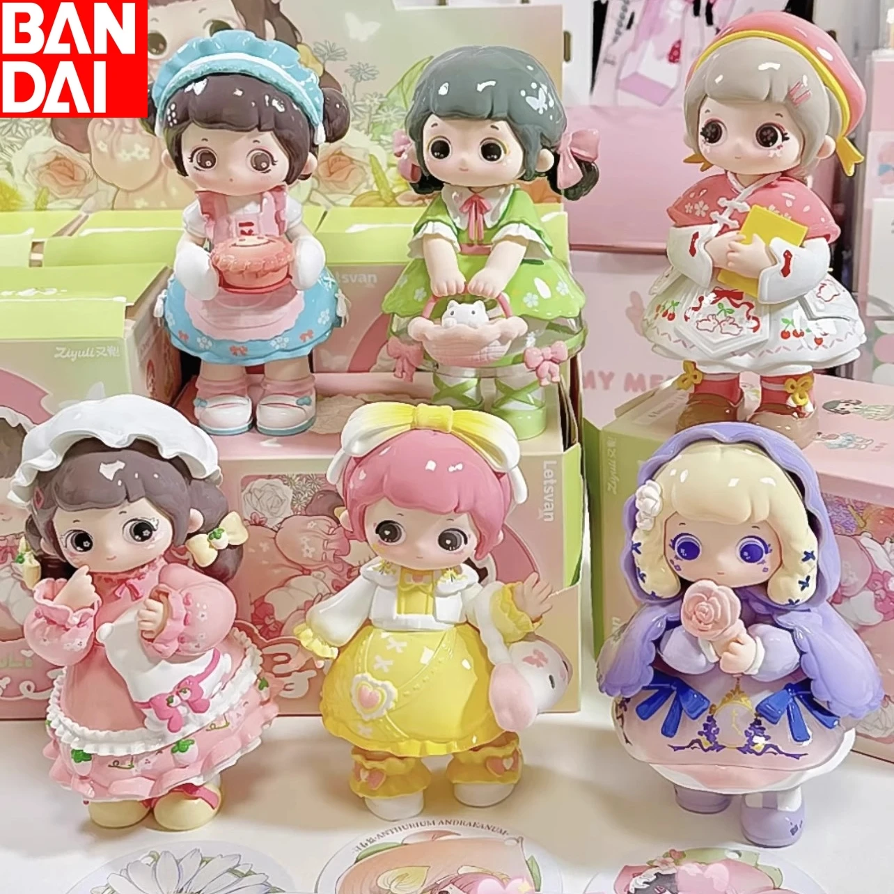 New Pear Sisters Ziyuli Chun And Chunxun Blind Box Spring Limited Figure Trendy Ornaments Lets Van Exquisite Mystery Box Gift