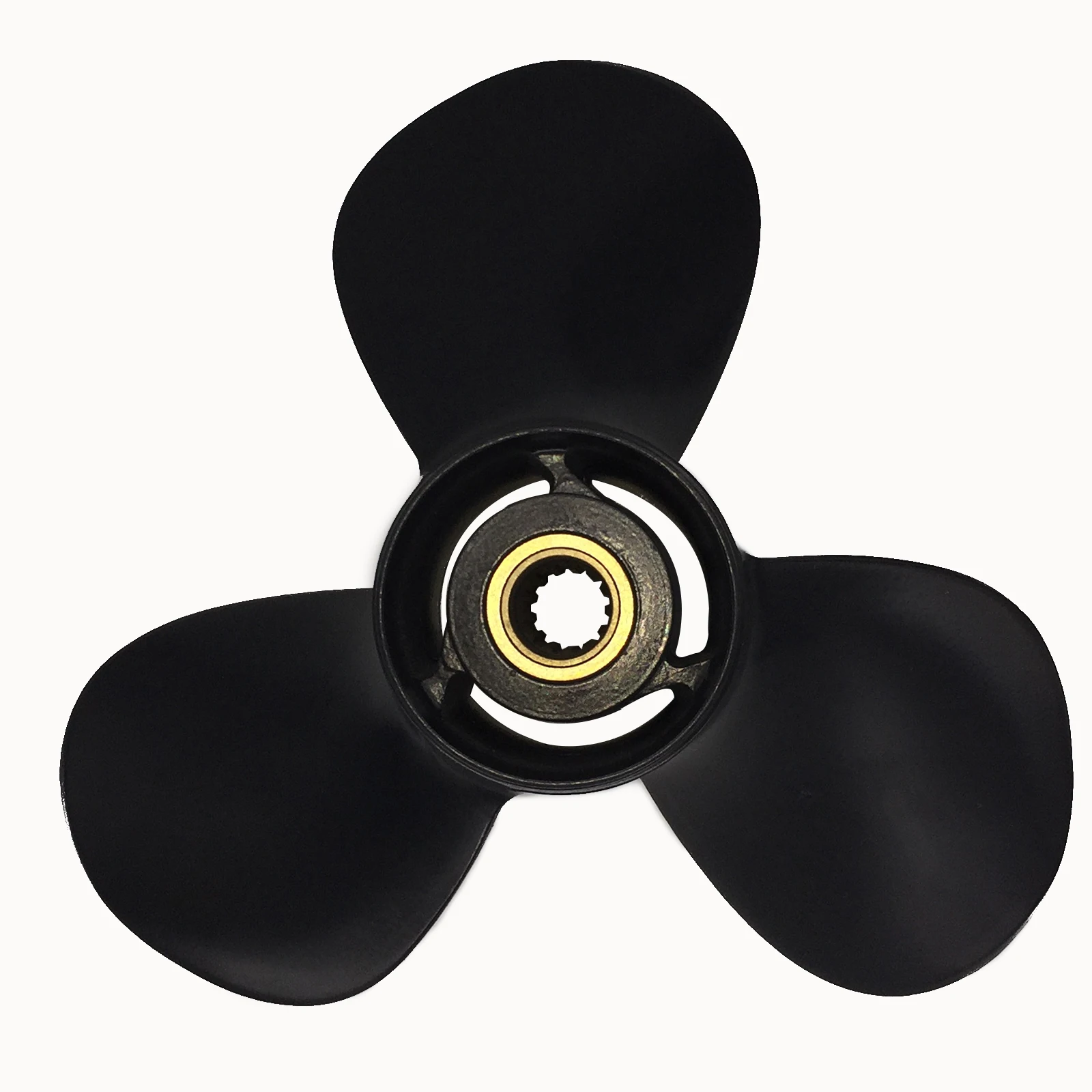 Boat Propeller 11 1/4x14 for Mercury 35HP-55HP Not Bigfoot 3 Blades Aluminum 13 Tooth RH OEM NO: 48-73132A40 11.25x14