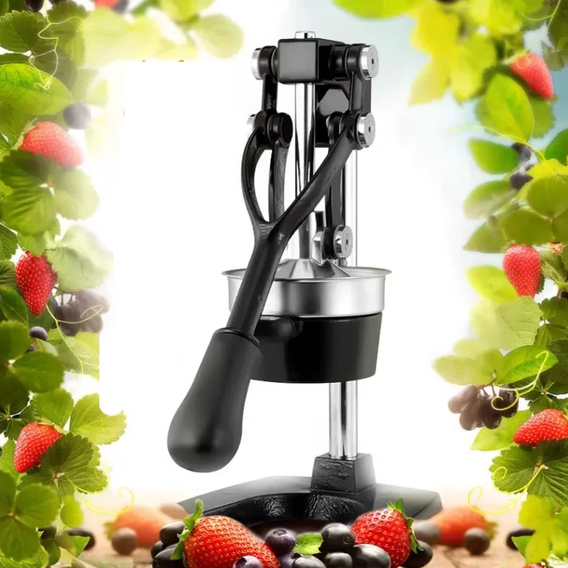 Upgraded Cast Iron Hand Juicer Home Commercial Orange Pomegranate Lemon Watermelon Fruit Juicer Juicer Household Black