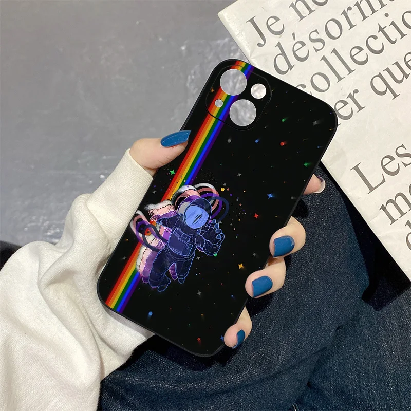 Чехол для iPhone 11 12 13 14 Pro Max Xs XR Max с радужным рисунком