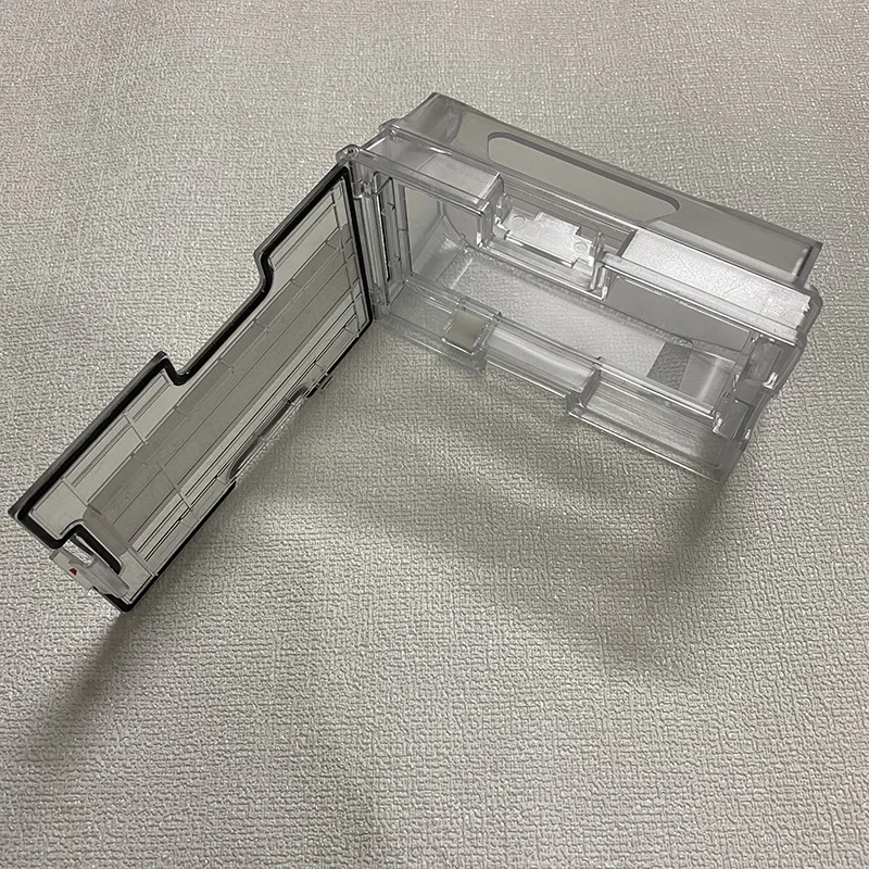 original dustbin of Roborock S7 robotic vacuum cleaner and the dustbin of S8 Pro Ultra robotic vacuum cleaner. Slight defects.