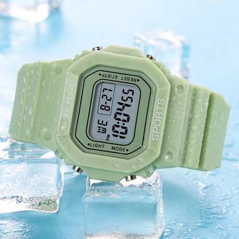 Fashion Electronic Watch Brand Student Candy Multicolor LED Ladies Sports Waterproof Digital Watches Wirstwatch Clock Gift Reloj