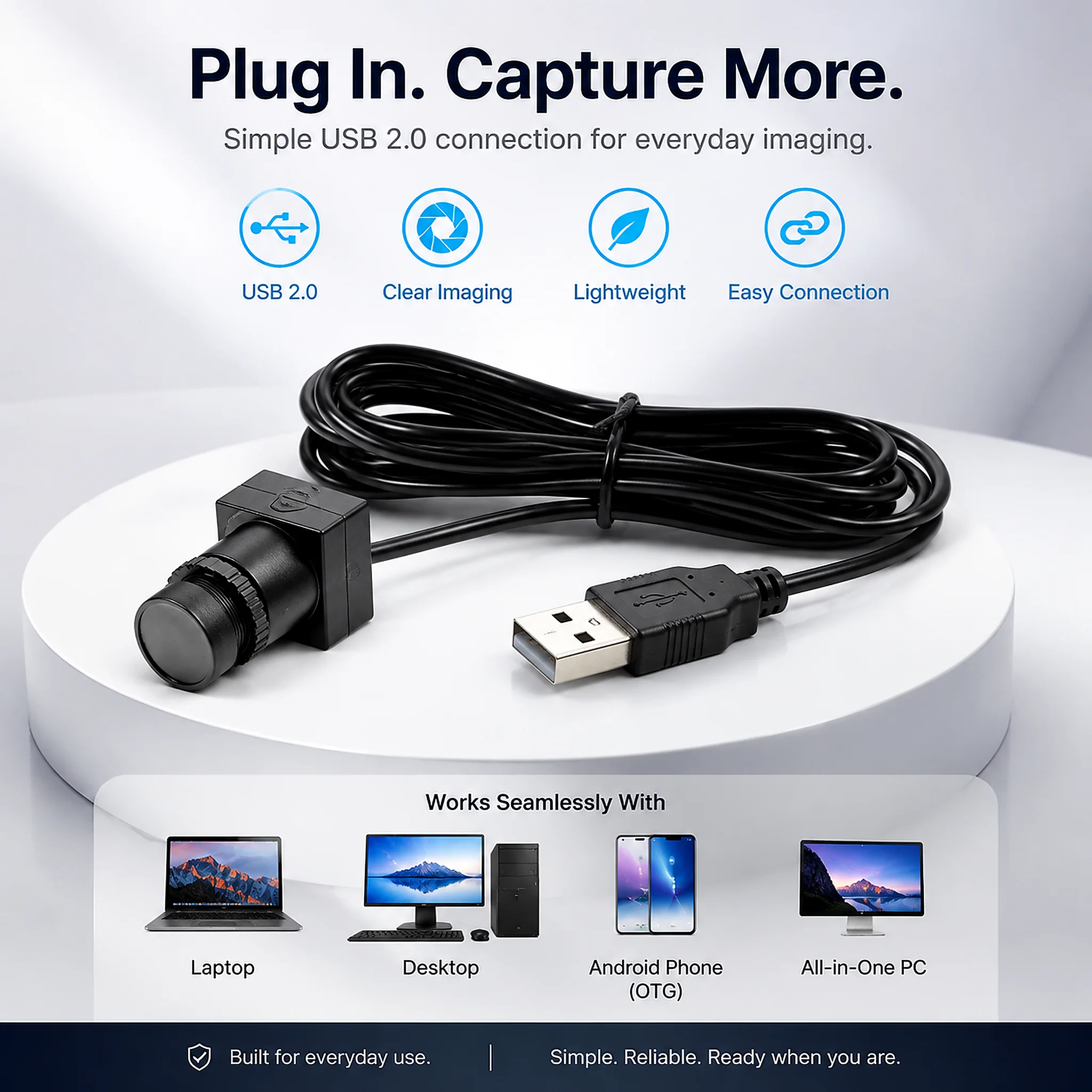 720P/1080P 2MP 8MP 2K Android Mircro USB Camera 2MP Mobile Micro Camera OTG Camera Android External Camera OTG MINI Camera Audio