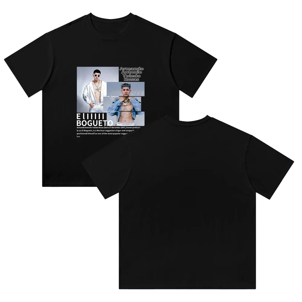 

EL BOGUETO Merch Cotton T Shirt Fashion Casual Short Sleeved Streetwear Unisex Top Tee Style1