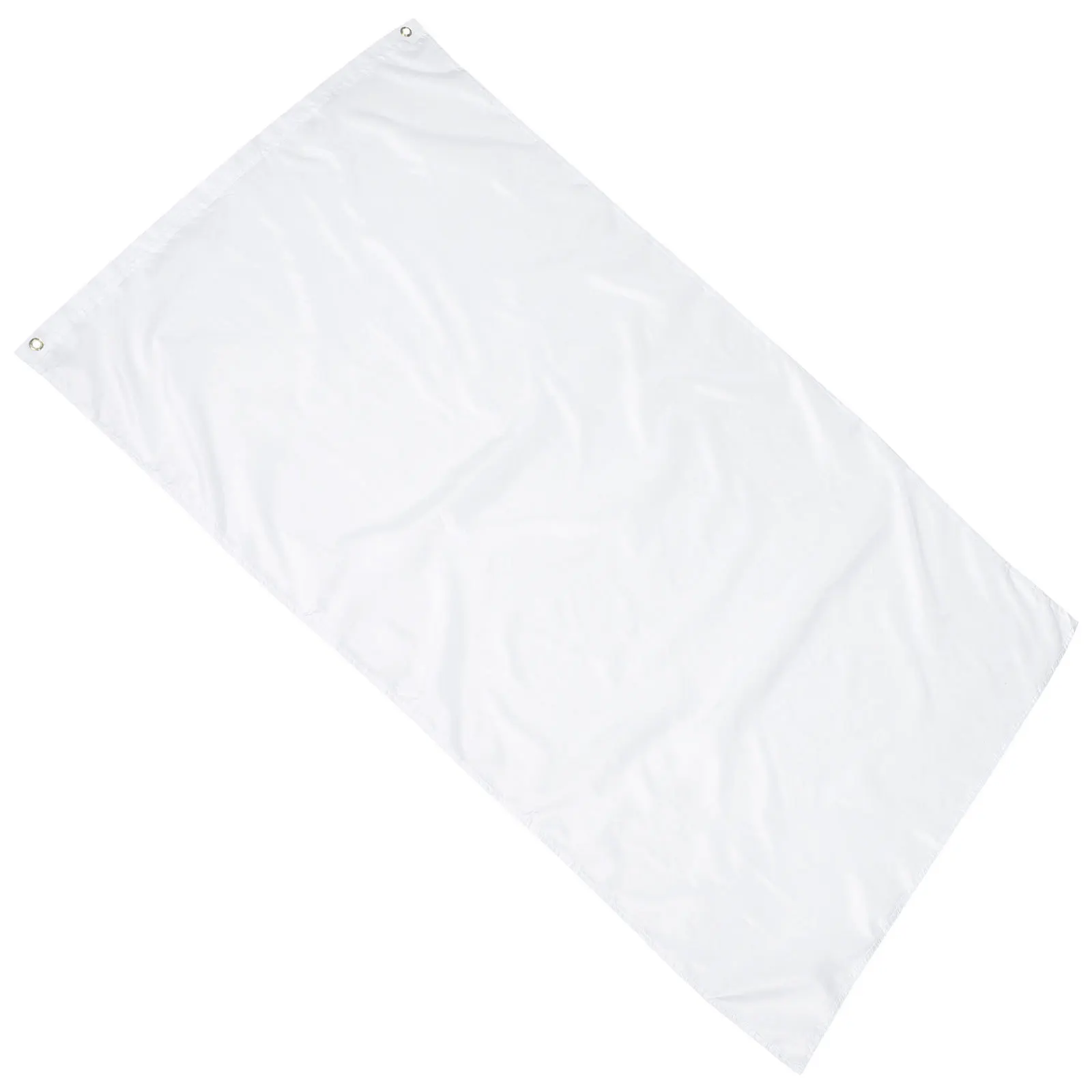 1 bandiera vuota da 90x150 cm per personalizzazione fai-da-te, materiale resistente, decorazione portatile leggera per feste, festival, sfilate
