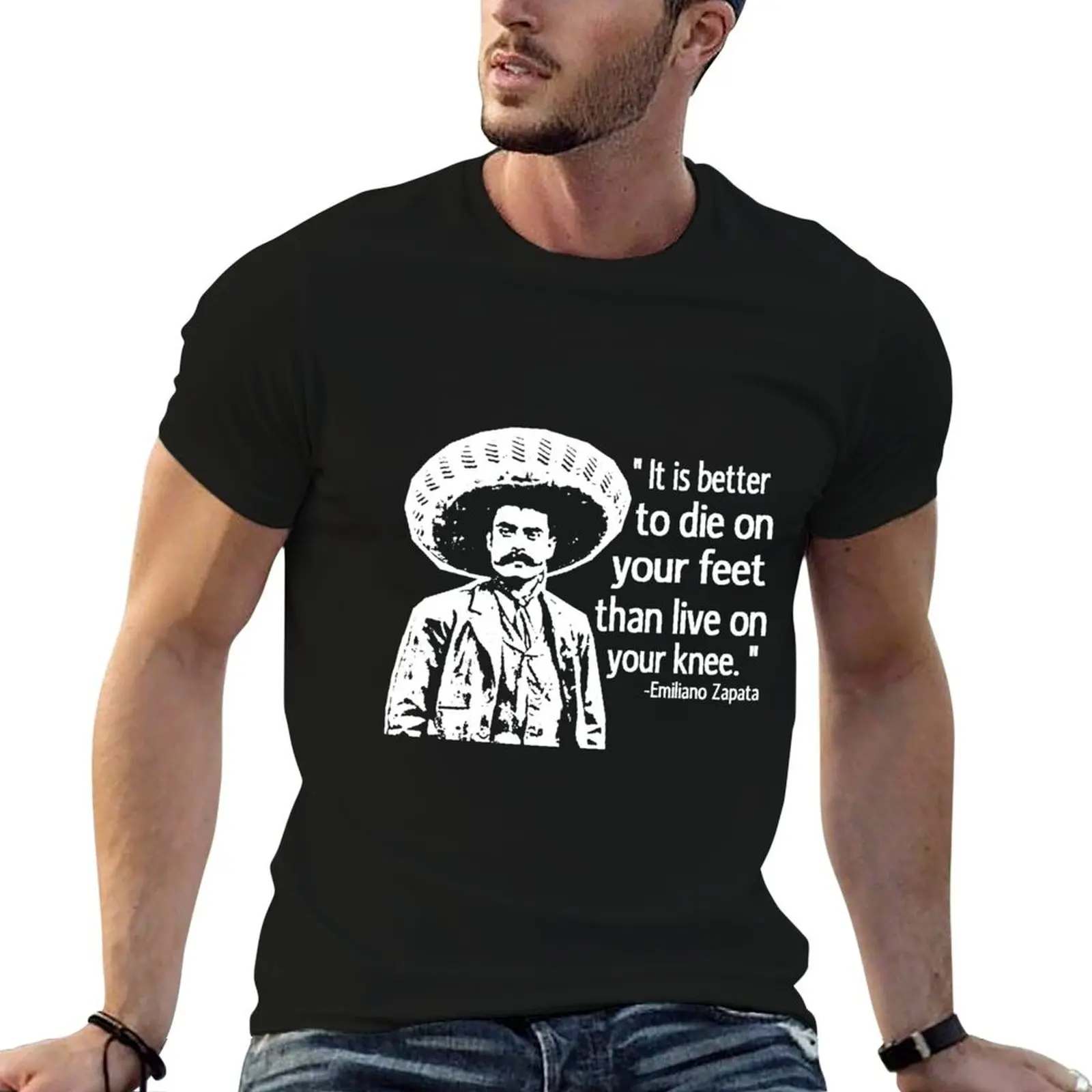 Emiliano Zapata-23 T-Shirt Casual Work Wear T-Shirt