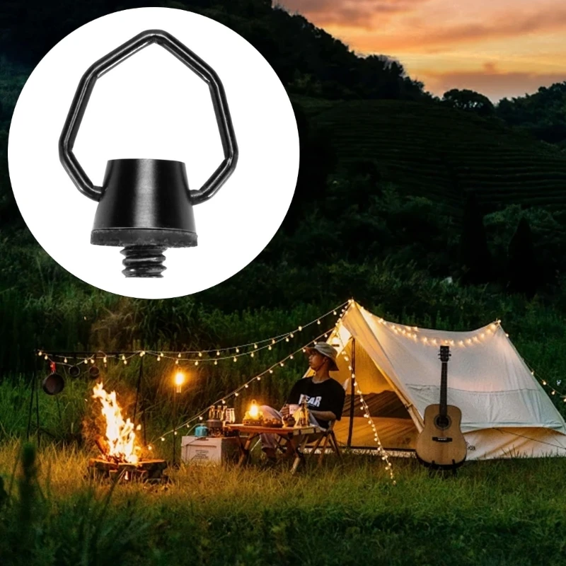 معيار 1/4 مثبت الكاميرا 1/4in طوي هوك محولات المسمار حوامل Monopods الإفراج السريع تصاعد لمصباح المخيم