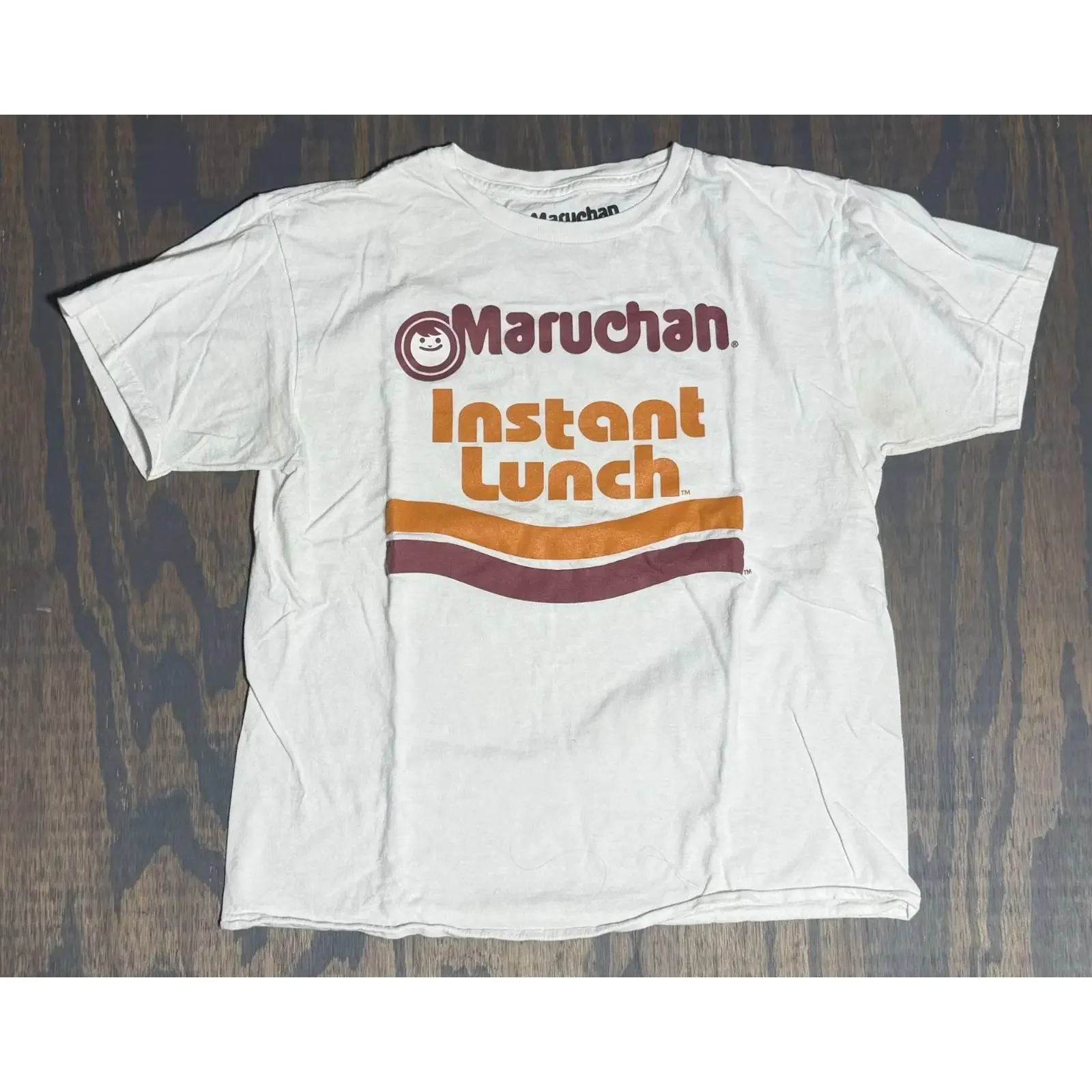 Maruchan Instant Lunch T Shirt Herren XXS oder Jugend XXL vintage Washed Casual Slightly Top For Everyday Wear Versatile