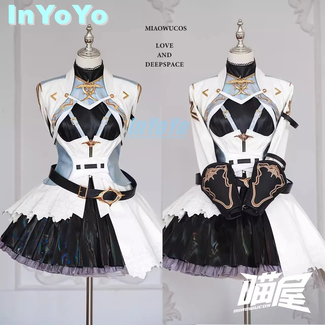 InYoYo Love and Deepspace Heroine Combats Uniform Dress Cosplay Costume Halloween Carnival Party Outfit Women Game Suit New 2024