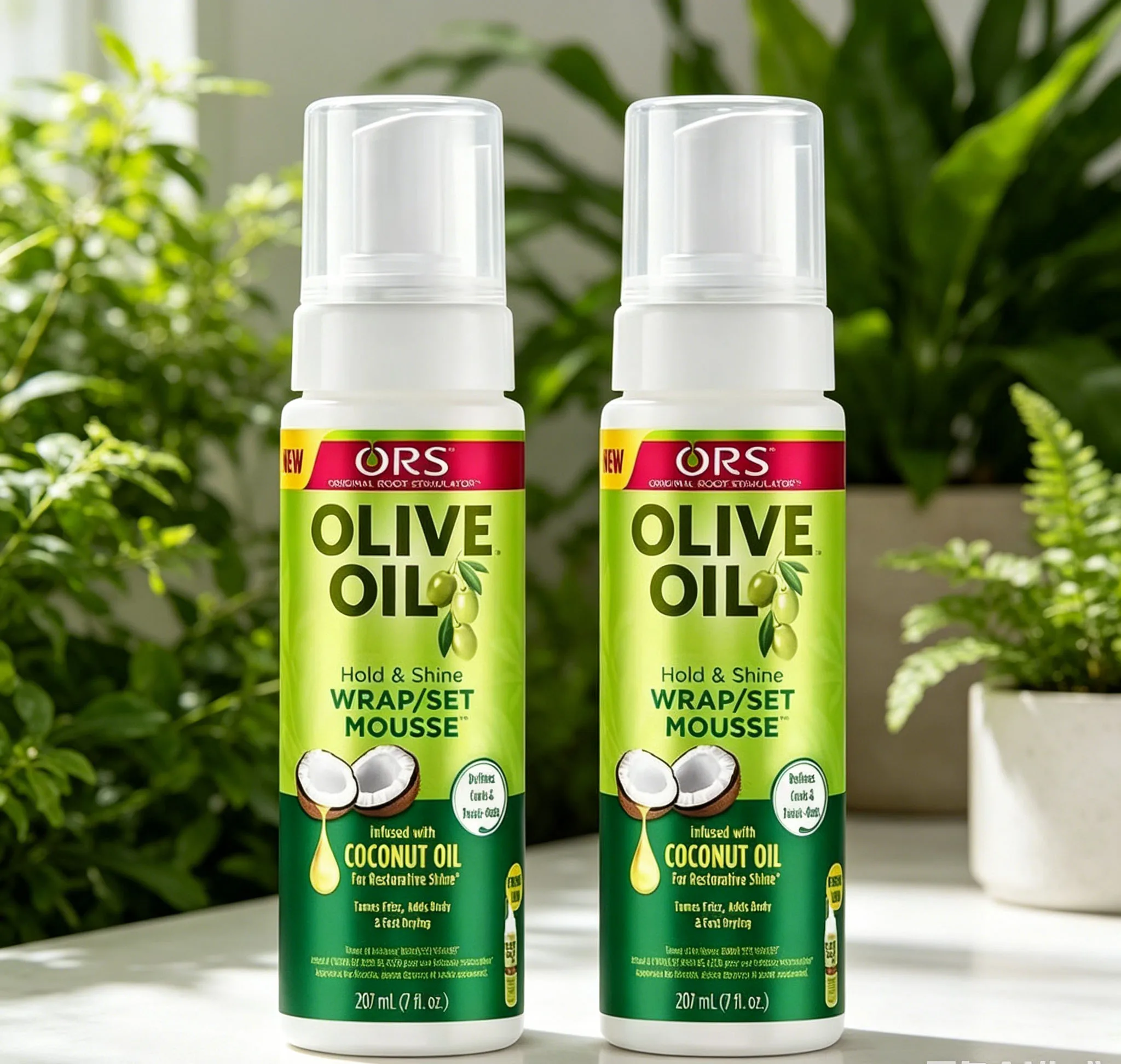 7oz Curly Hair Mousse For Wigs Frizz Control Hair Foam Mousse Olive Oil Hair Styling Mousse For Styling Hair Wig Accessories