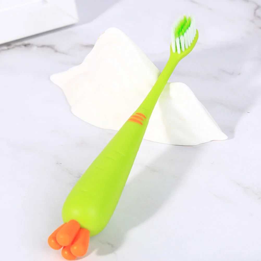 

4Pcs Cartoon Toothbrush Kids Manual Toothbrushes Soft Bristle Ergonomic Design Eye-Catching Colors Durable Comfortable Daily Use
