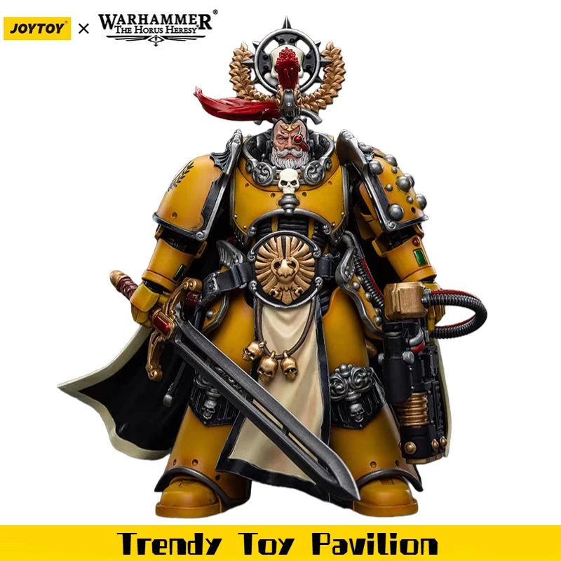 

【JOYTOY】Warhammer 40K Imperial Fists Legion Praetor с Power Sword 1/18 Фигурка игрушки аниме