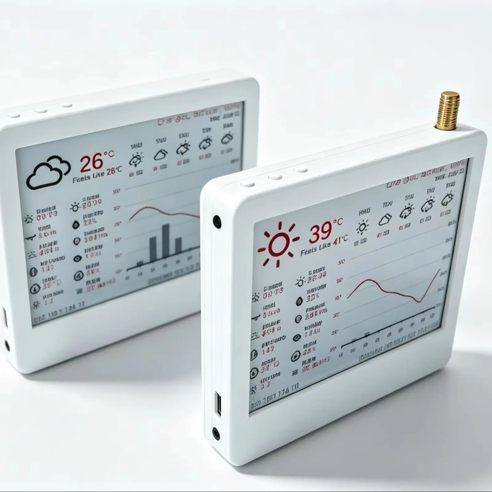 Płytka rozwojowa NM-EPD-420 ESP32-S3R8 z 4,2-calowym wyświetlaczem E-Paper, WiFi, BLE 5, stacją pogodową, czujnikiem temperatury i wilgotności AHT20, kod ES8311 — 2