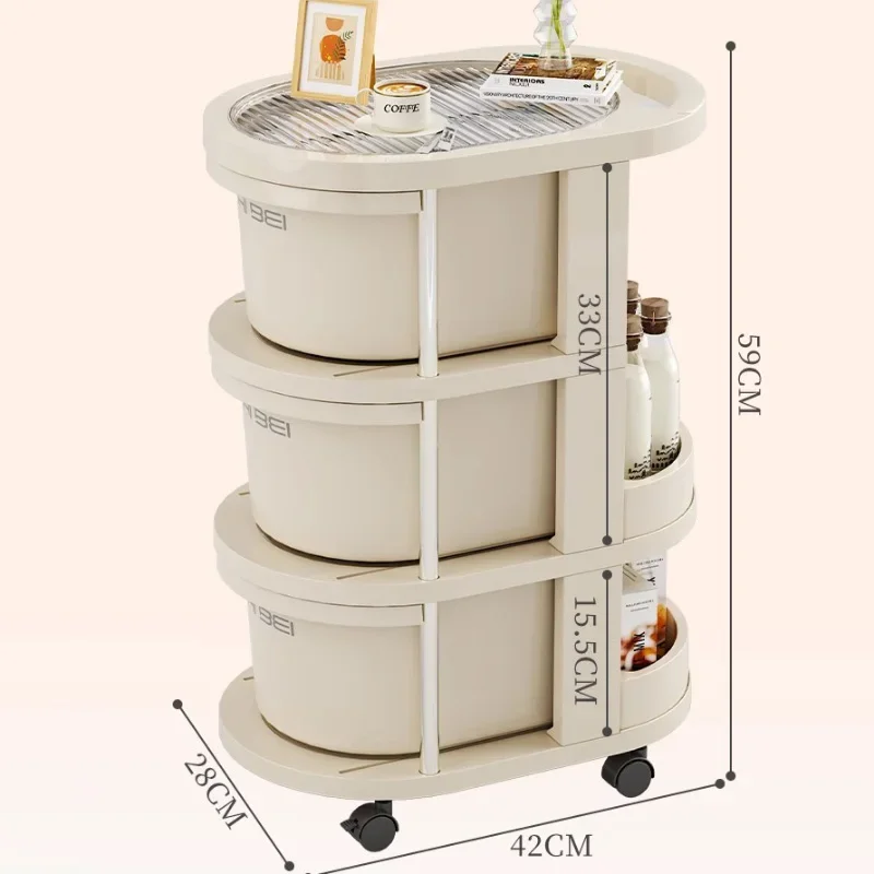 Beauty Salon Storage Rack Mobile Trolley Organizer Household Kitchen Multifunctional Cart with Wheels Home Accessories 미용실 미용트레이