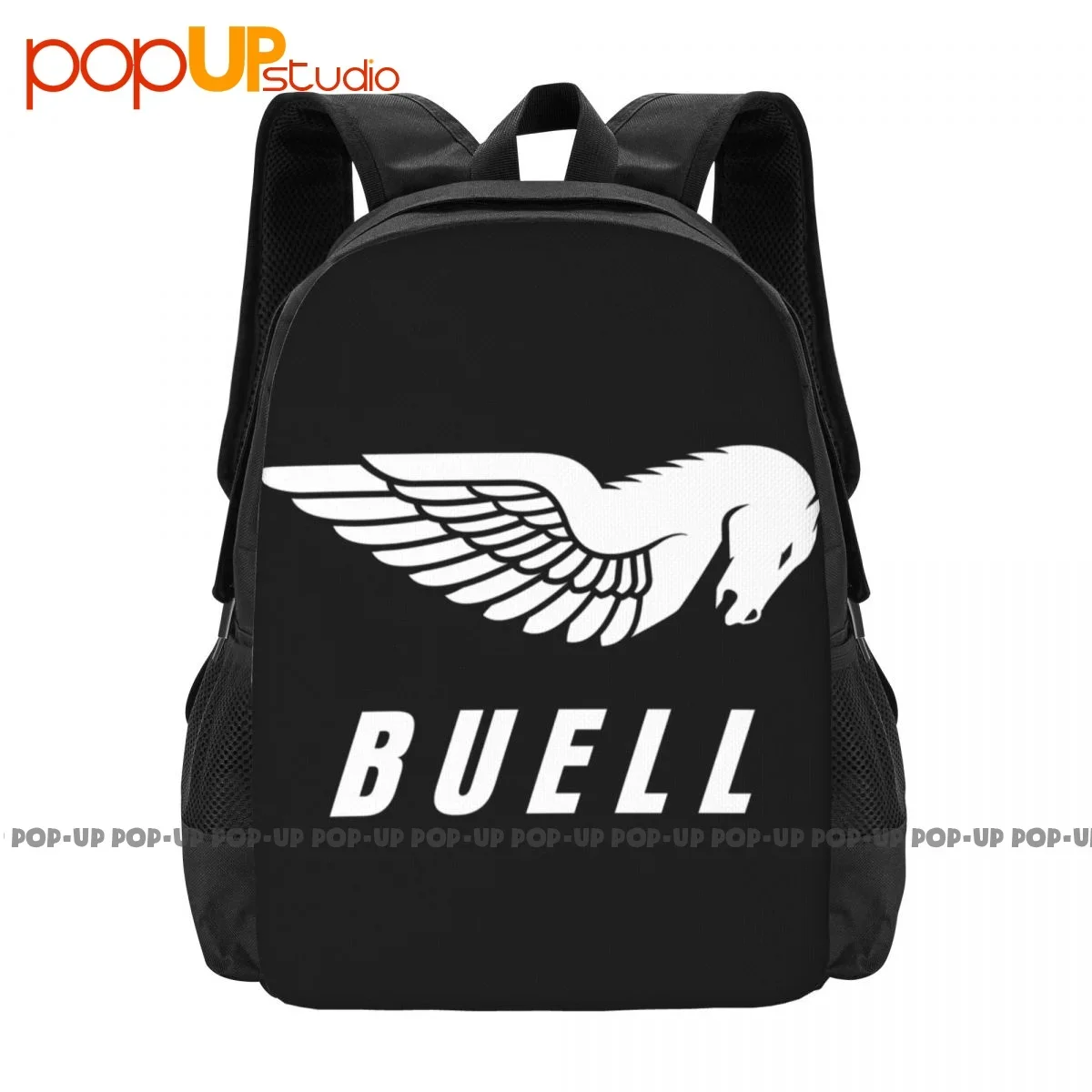 

Buell Motorcycles Logo Backpack Large Capacity Vintage Foldable Gym Tote Bag Large Capacity
