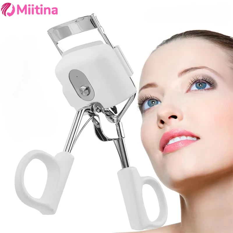 

Electric Eyelash Curler Portable Electric Heated Comb Eye Lash Perm Long Lasting Eyelash Curler Eyelashes Thermal Makeup Tool