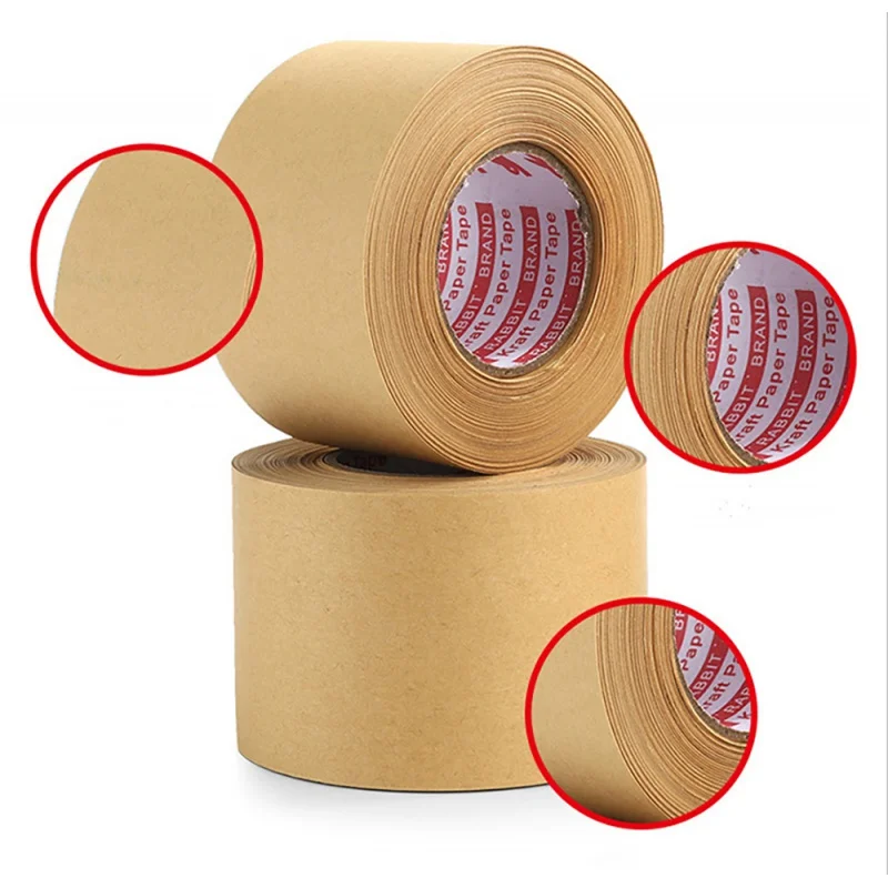 10 pieces.custom.Dongguan Custom printed kraft paper tape adhesive gummed tape jumbo