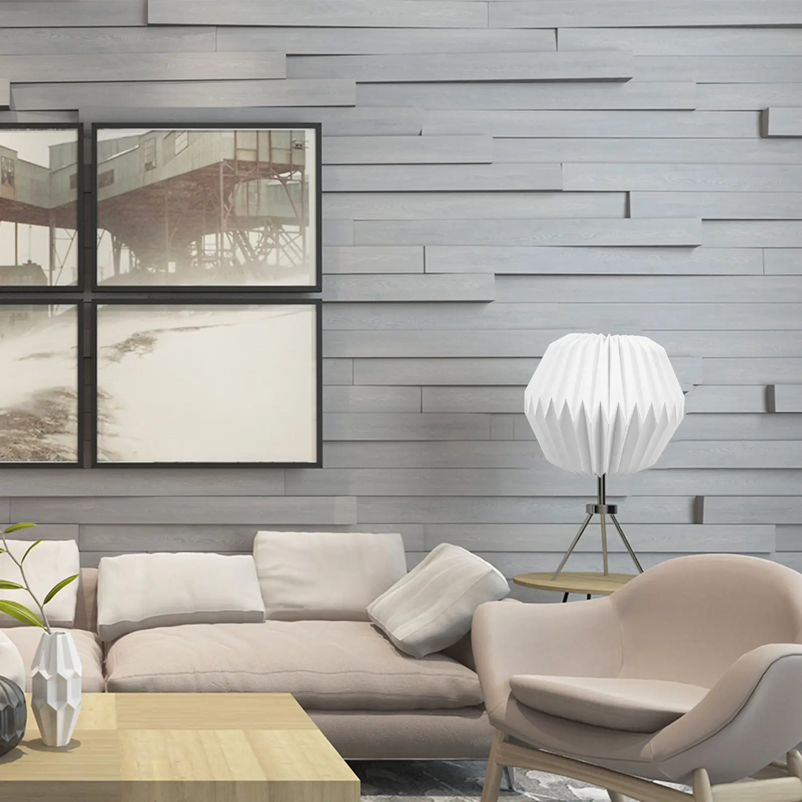 

Складной абажур из белой бумаги для подвесного светильника DIY: простой стиль, для спальни, кабинета, домашнего декора, плафон для люстры