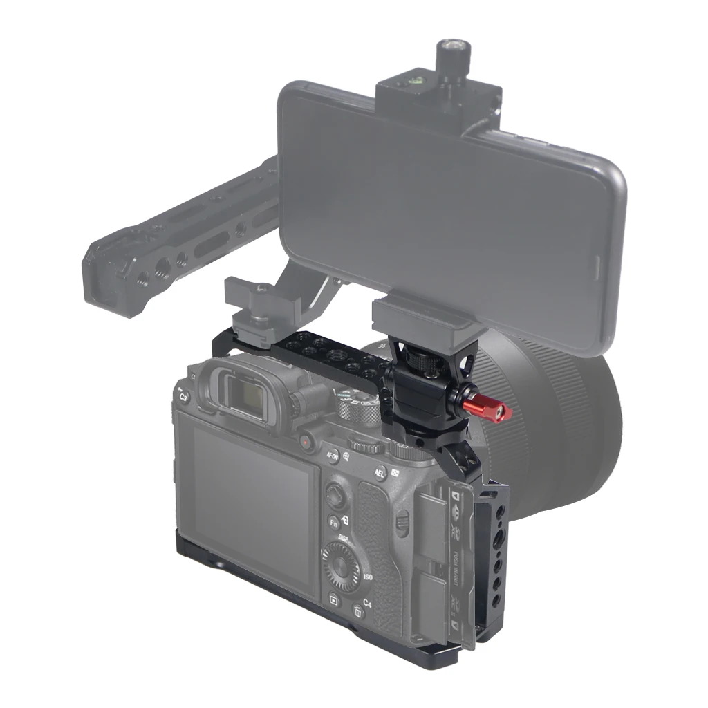 BGNing Aluminium Legierung Kamera Käfig Schutzhülle Stabilisator mit Kalten Schuh Halter für FUJI XT20/XT30 XT30II Kamera Schutzhülle – Detail 22