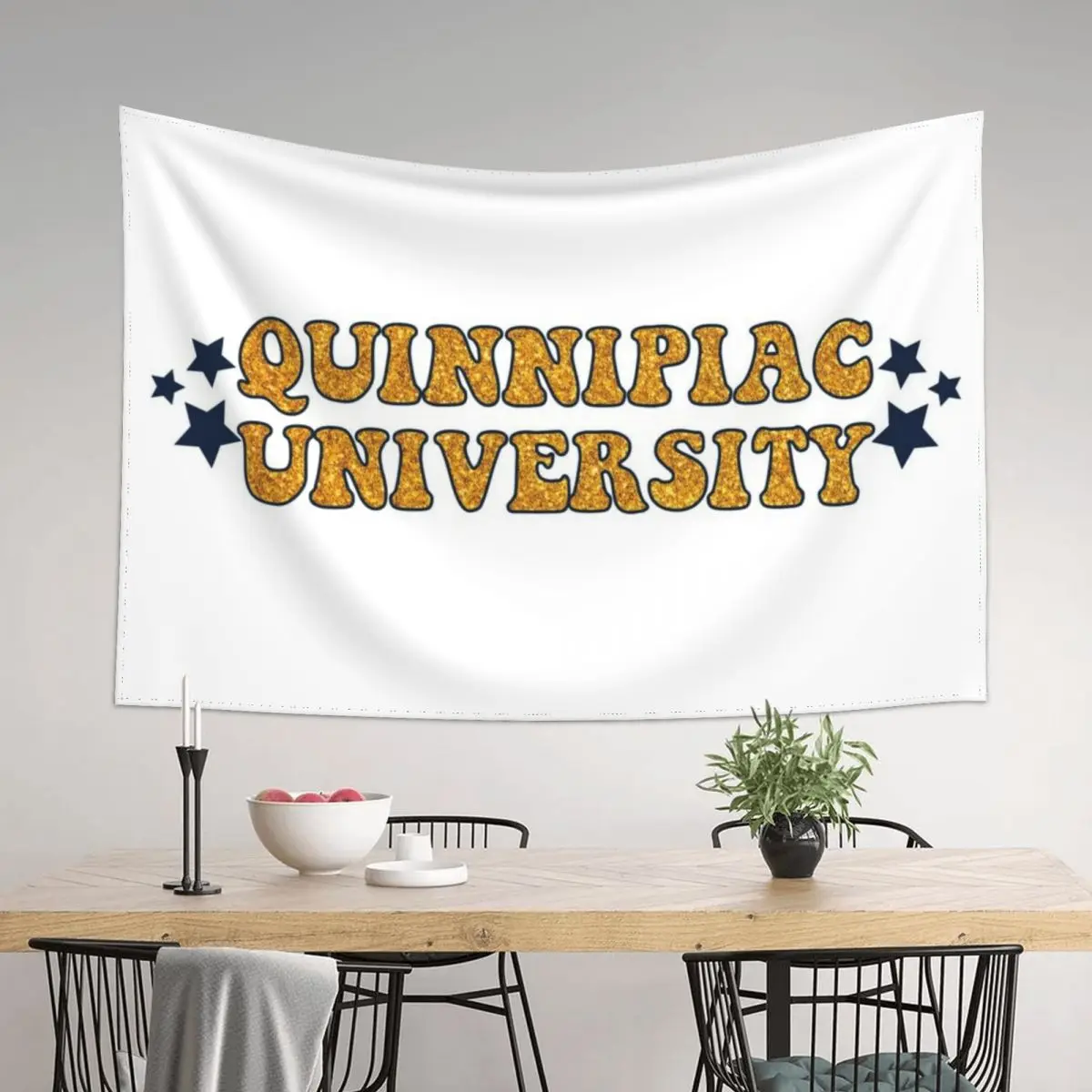 

Quinnipiac Tapestry Decoration Wall Decorative Wall Mural Aesthetic Room Decor Room Ornaments Tapestry