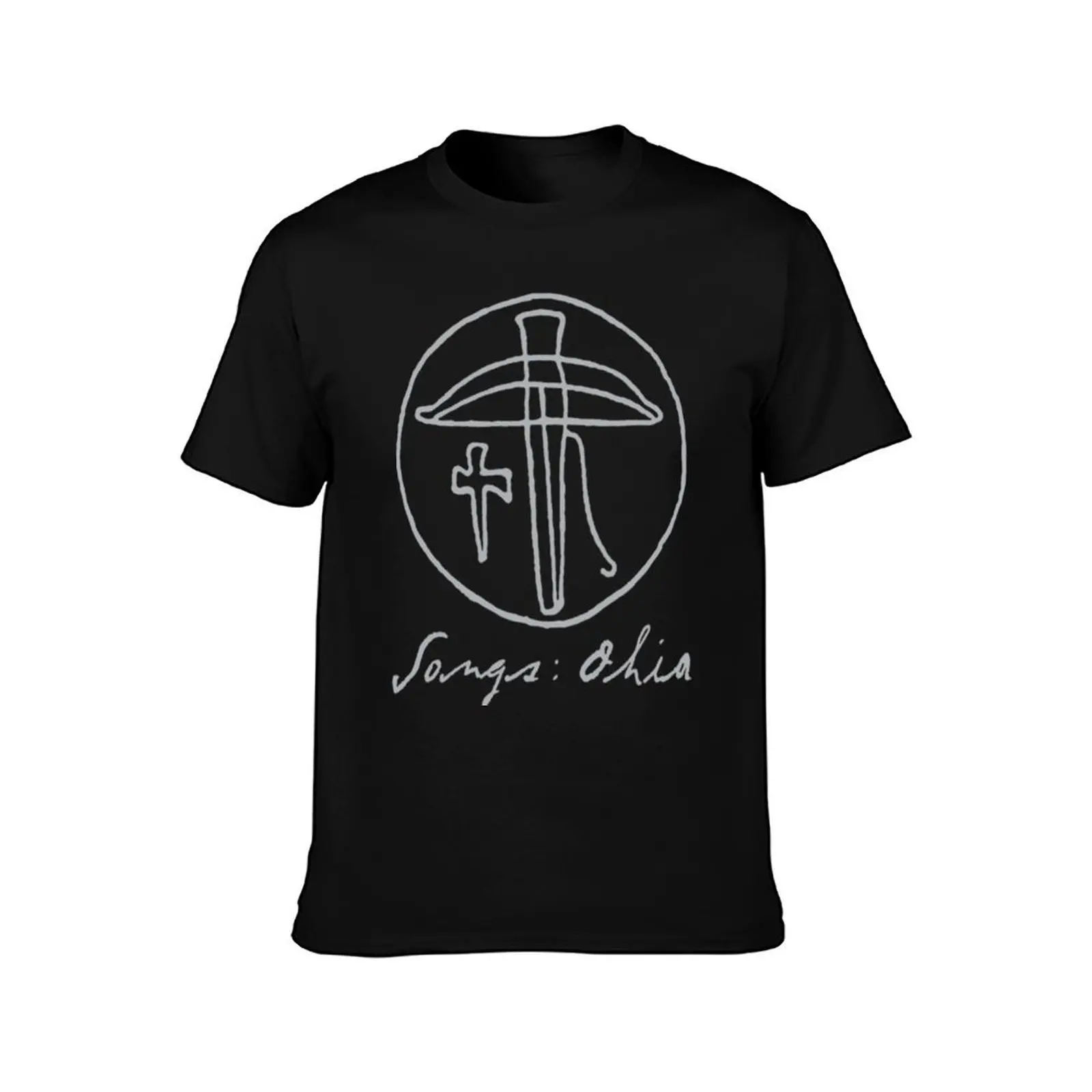 Jason Molina - Songs Ohia - Journey On Singles Artwork T-Shirt blue archive anime stuff blacks fruit of the loom mens t shirts