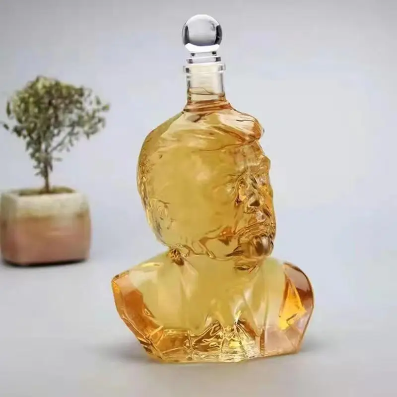 Imagem -04 - Whisky Decanter Bottle Rolha Hermética Engraçado Pato Donald Gag Canecas Canecas Presente de Aniversário 750ml