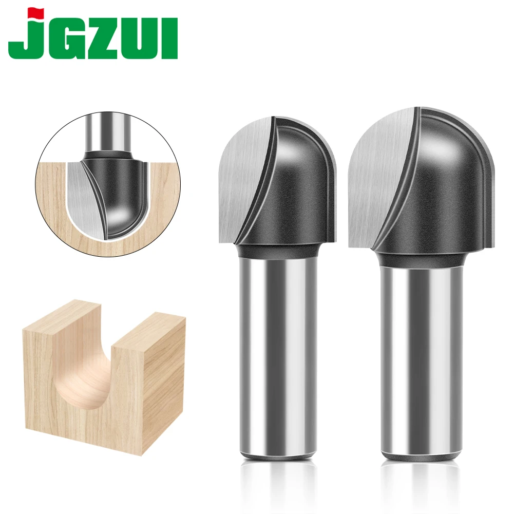 12mm shank  Ball Nose Router Bit Set Round Milling Cutter For Wood CNC Radius Core Box Solid Carbide Tools