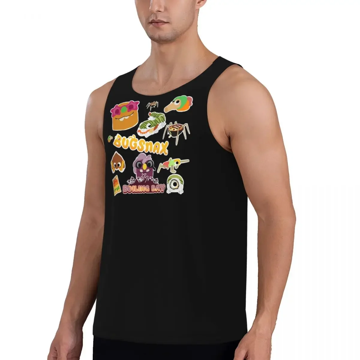 Quick Dry Boiling Bay Bugsnax Gym Tank Muscle Sleeveless Shirt Bodybuilding Breathable Vest